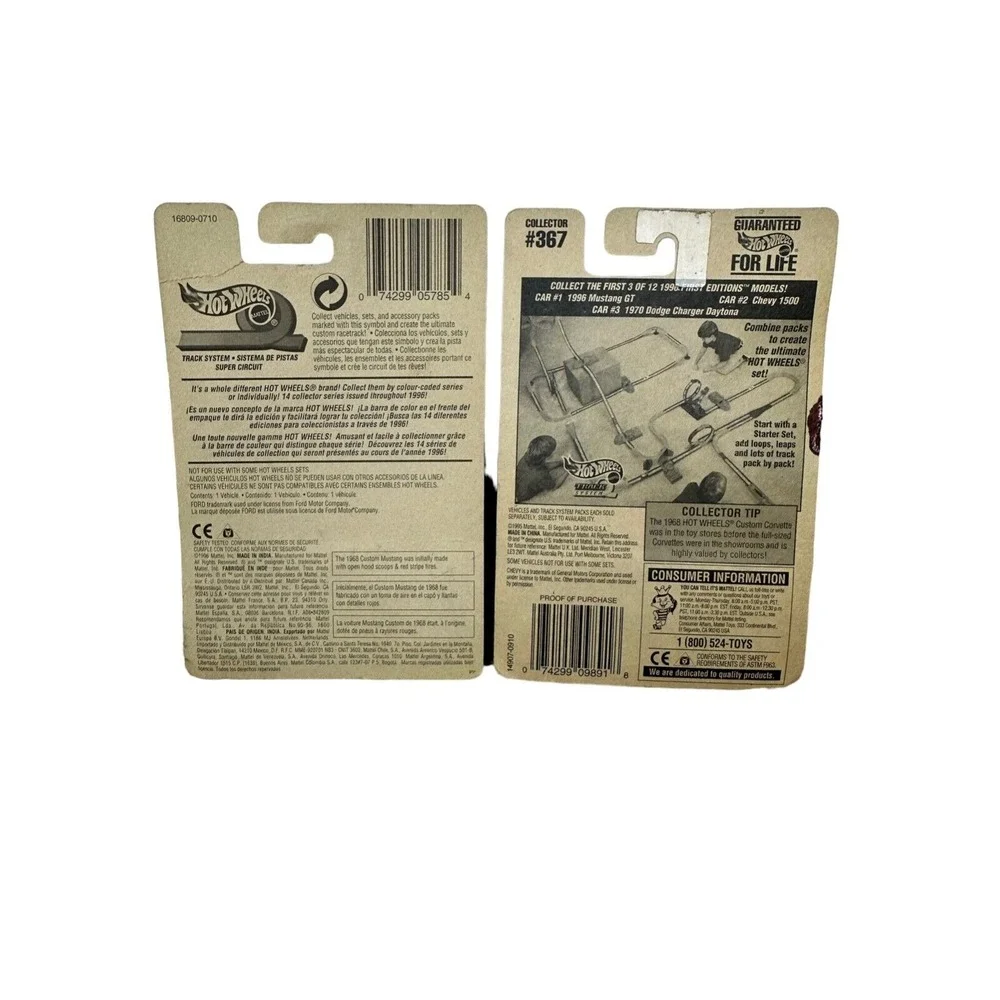 Set of 3 Hot Wheels‎ 1989/1996 16809